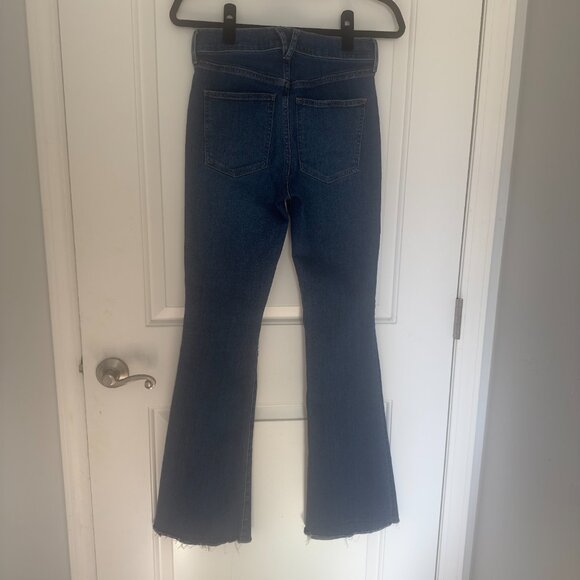 Veronica Beard Beverly Skinny Flare High Rise Raw Hem - Picture 3 of 6